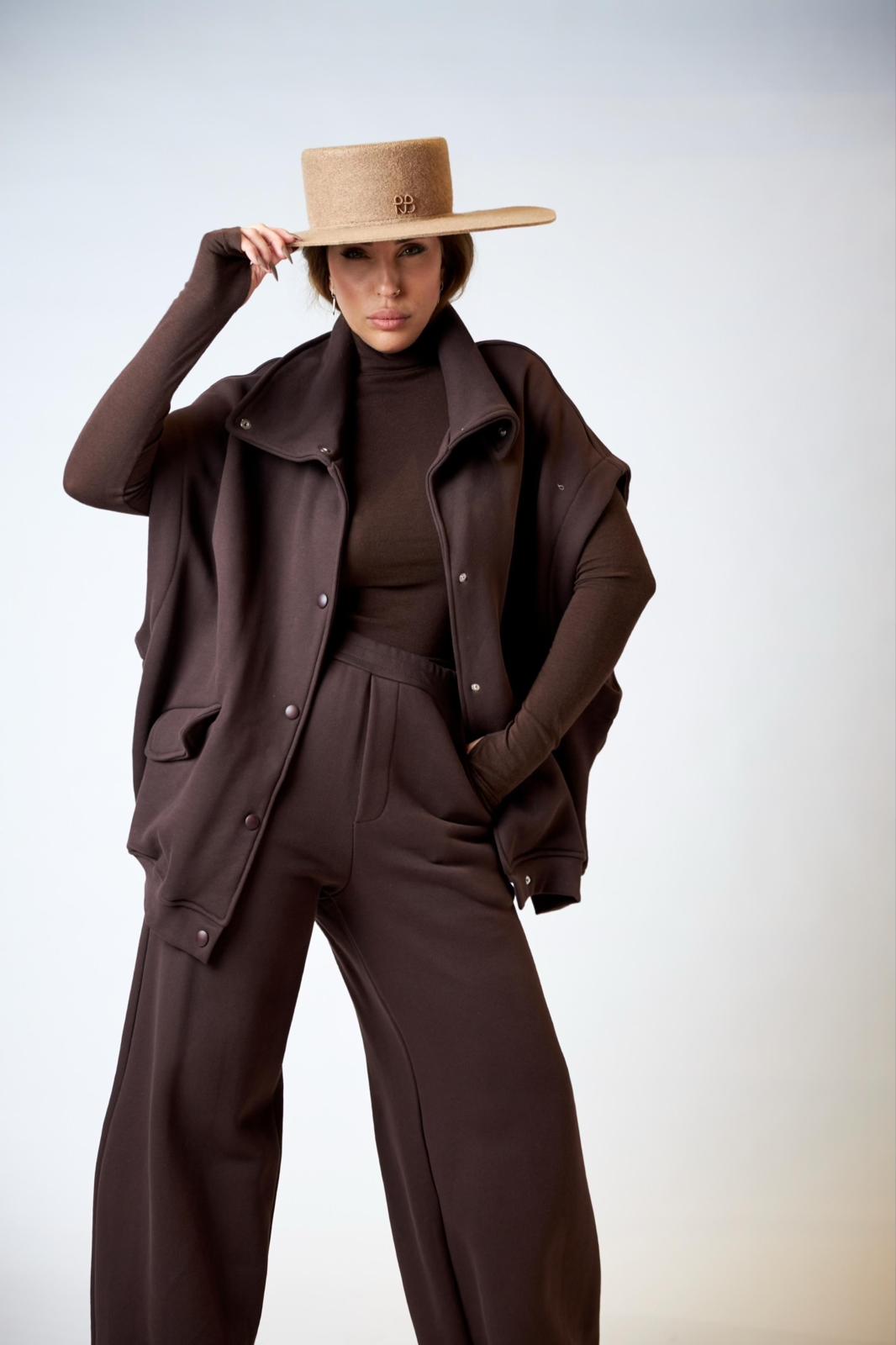 חליפה  חום פוטר אוברסייז