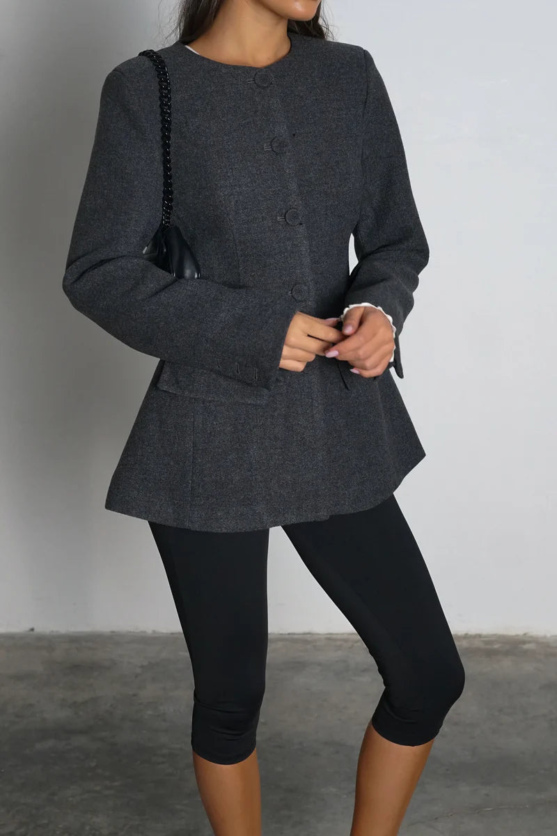 ג'קט ריג'ינה-אפור