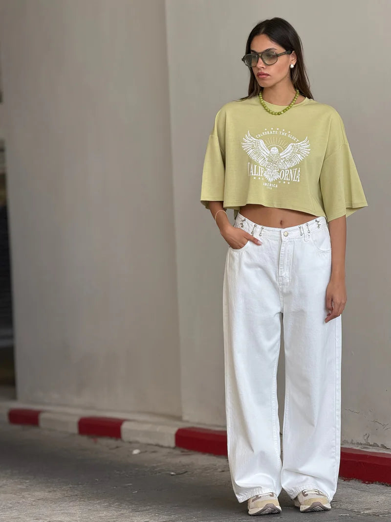 חולצת קרופ מקס