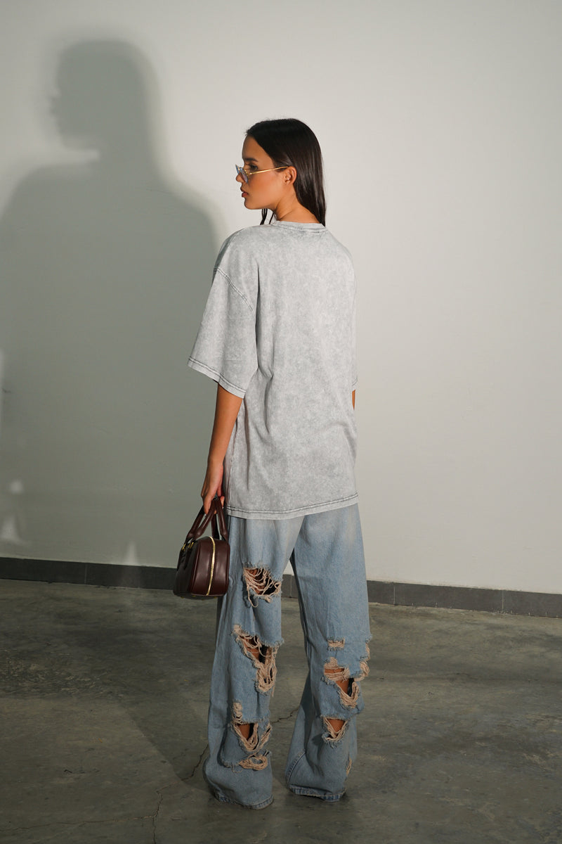 ג'ינס קאזי-כחול דירטי