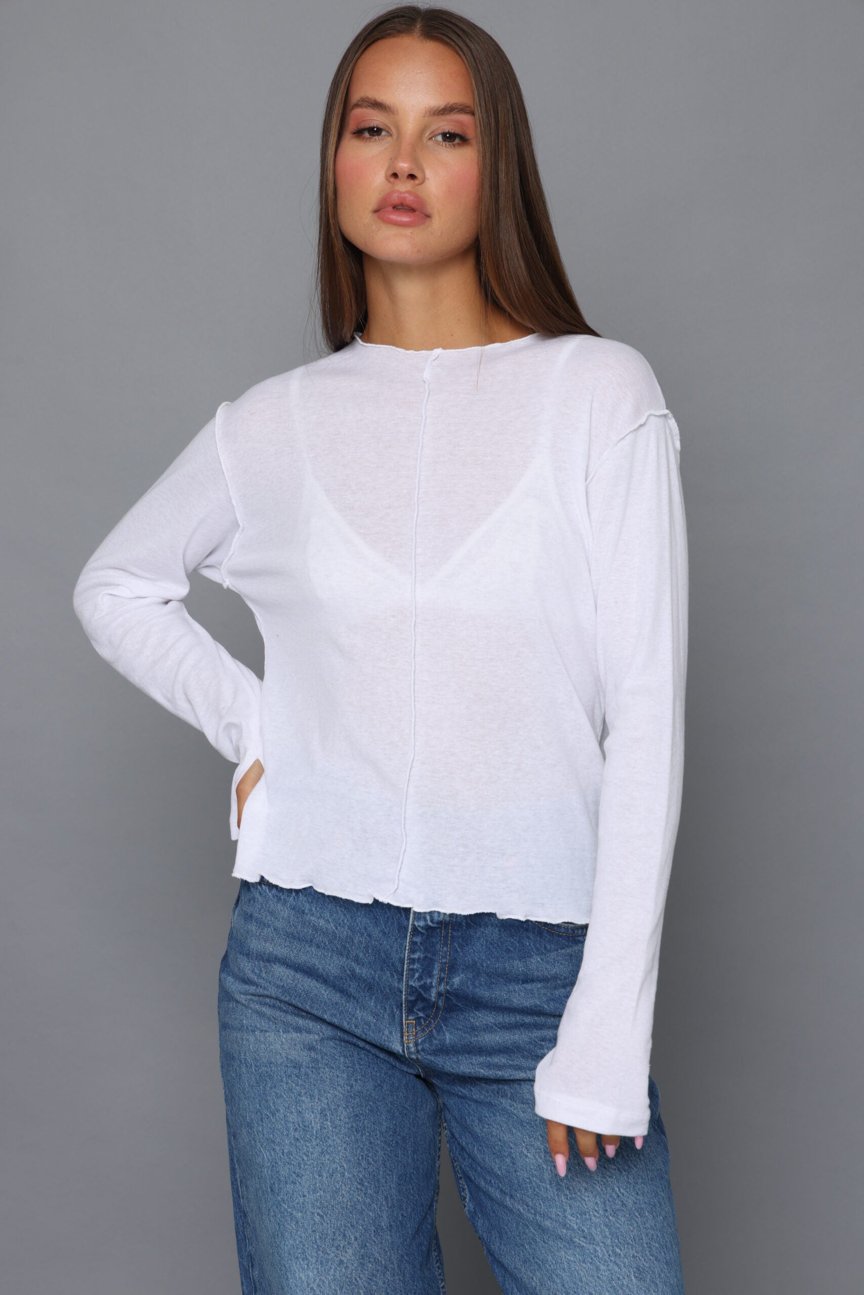 חולצת מוס תפר אמצעי