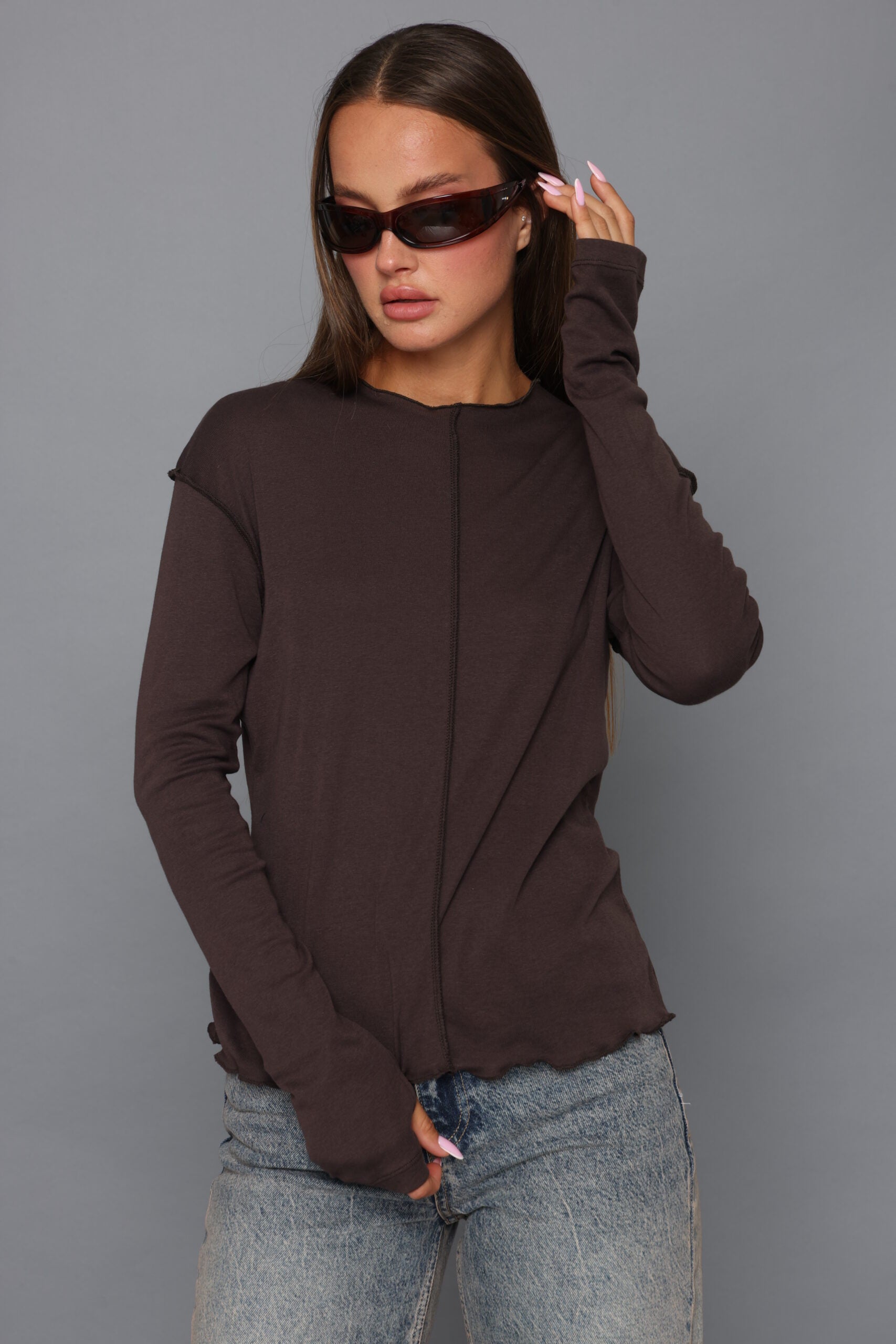 חולצת מוס תפר אמצעי