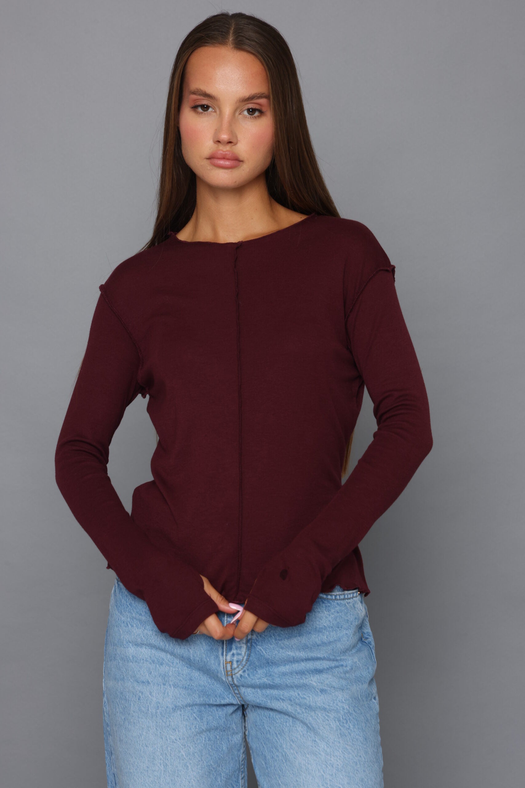 חולצת מוס תפר אמצעי