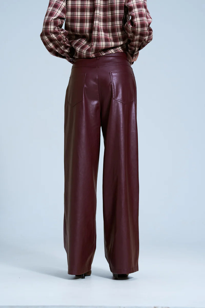 מכנס דמוי עור מייסון